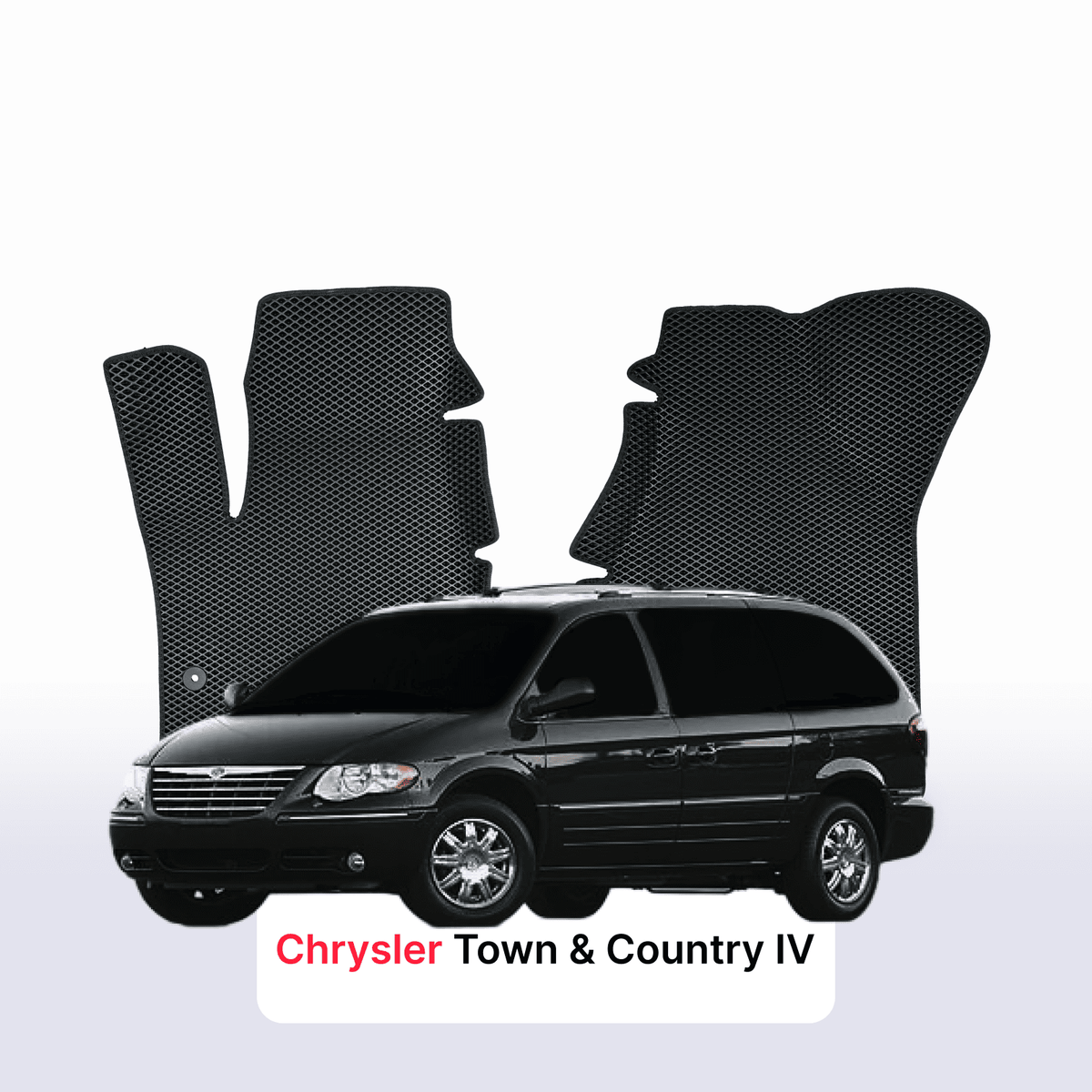 Tapis 3D EVA pour Chrysler Town & Country(SWB) 4 gén 2000-2005 MONOSPACE