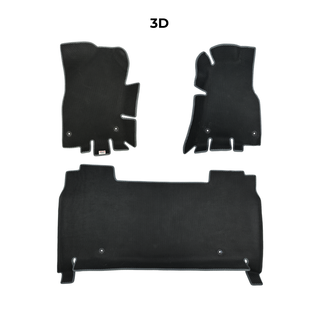 Tapis 3D EVA pour Dodge RAM 5 gén avant restylage 2019-2024 PICK-UP DOUBLE CABINE