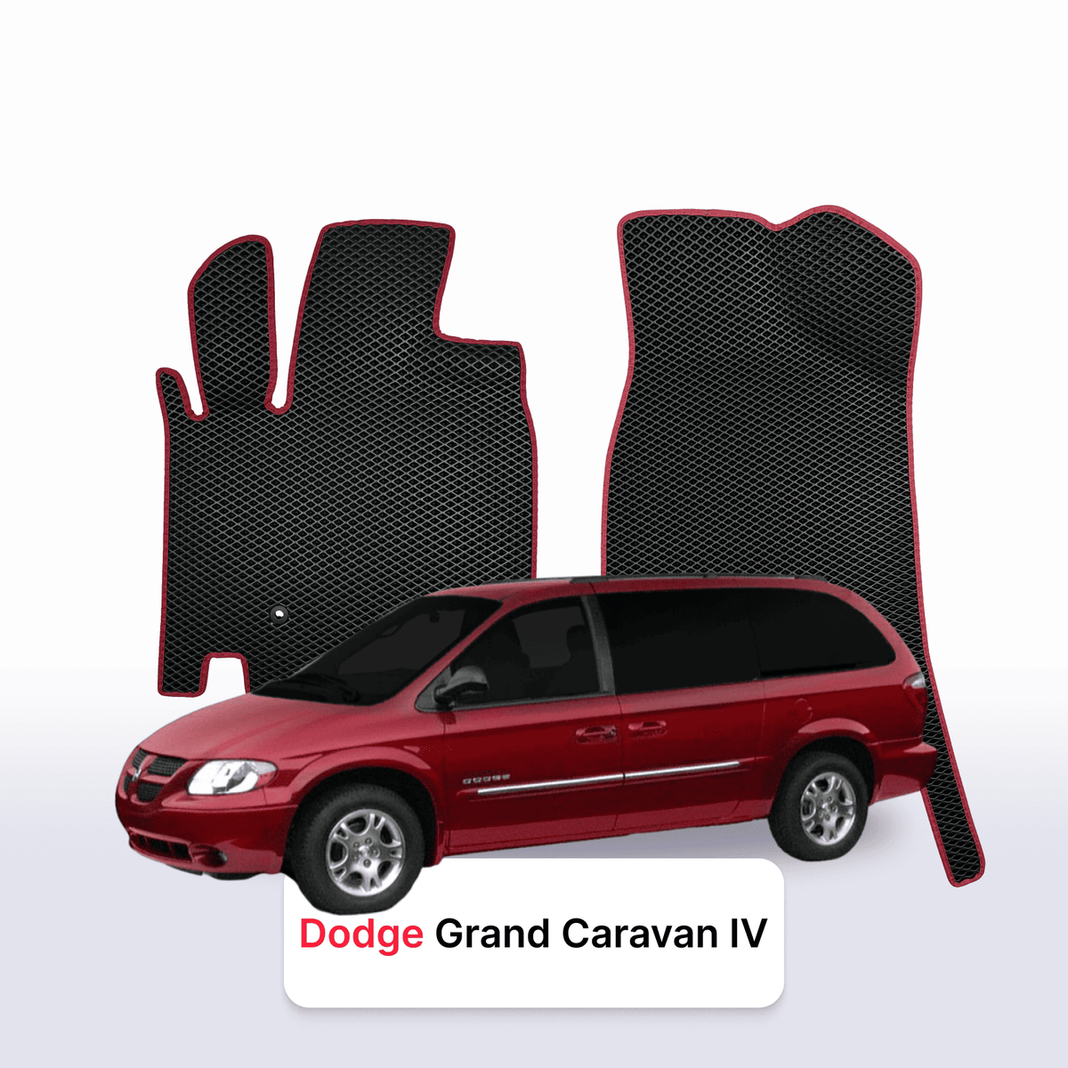 Tapis 3D EVA pour Dodge Grand Caravan 4 gén 2000-2007 MONOSPACE