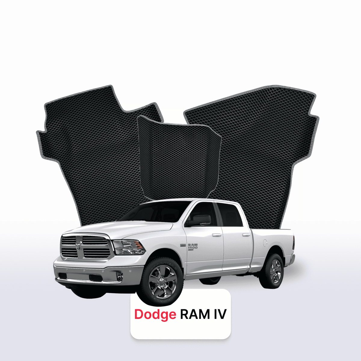Tapis 3D EVA pour Dodge RAM(DSDJ) 4 gén 2008-2019 PICK-UP DOUBLE CABINE