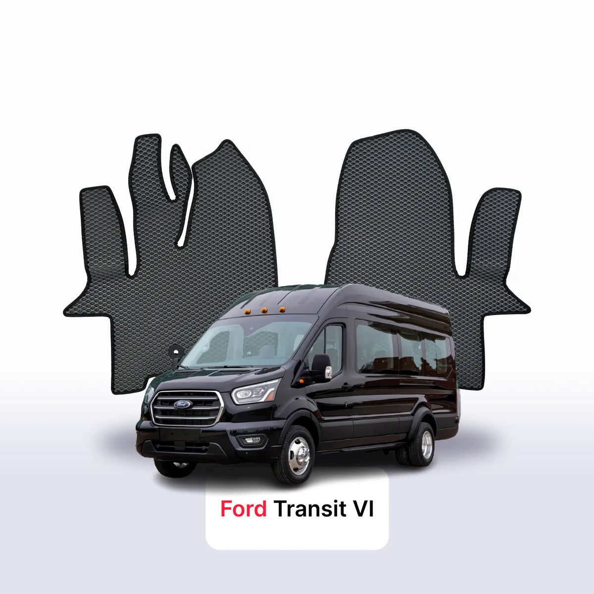 Tapis 3D EVA pour Ford Transit 6 gén 2013-2028 MINIBUS 9 PLACES