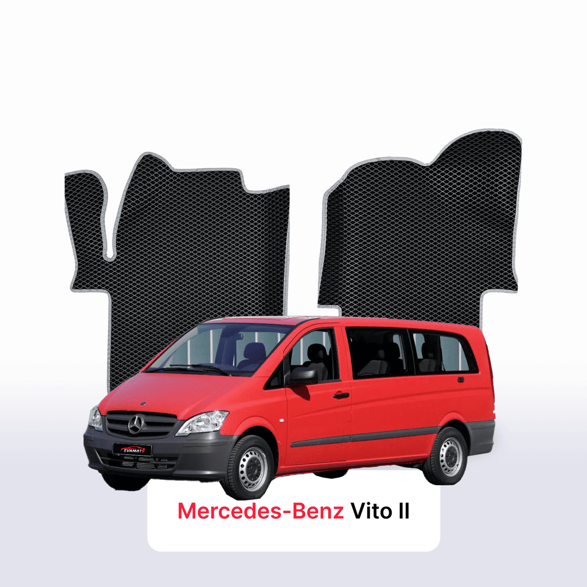 Tapis 3D EVA pour Mercedes-Benz Vito (W639) 2 gén 2003-2014 MONOSPACE