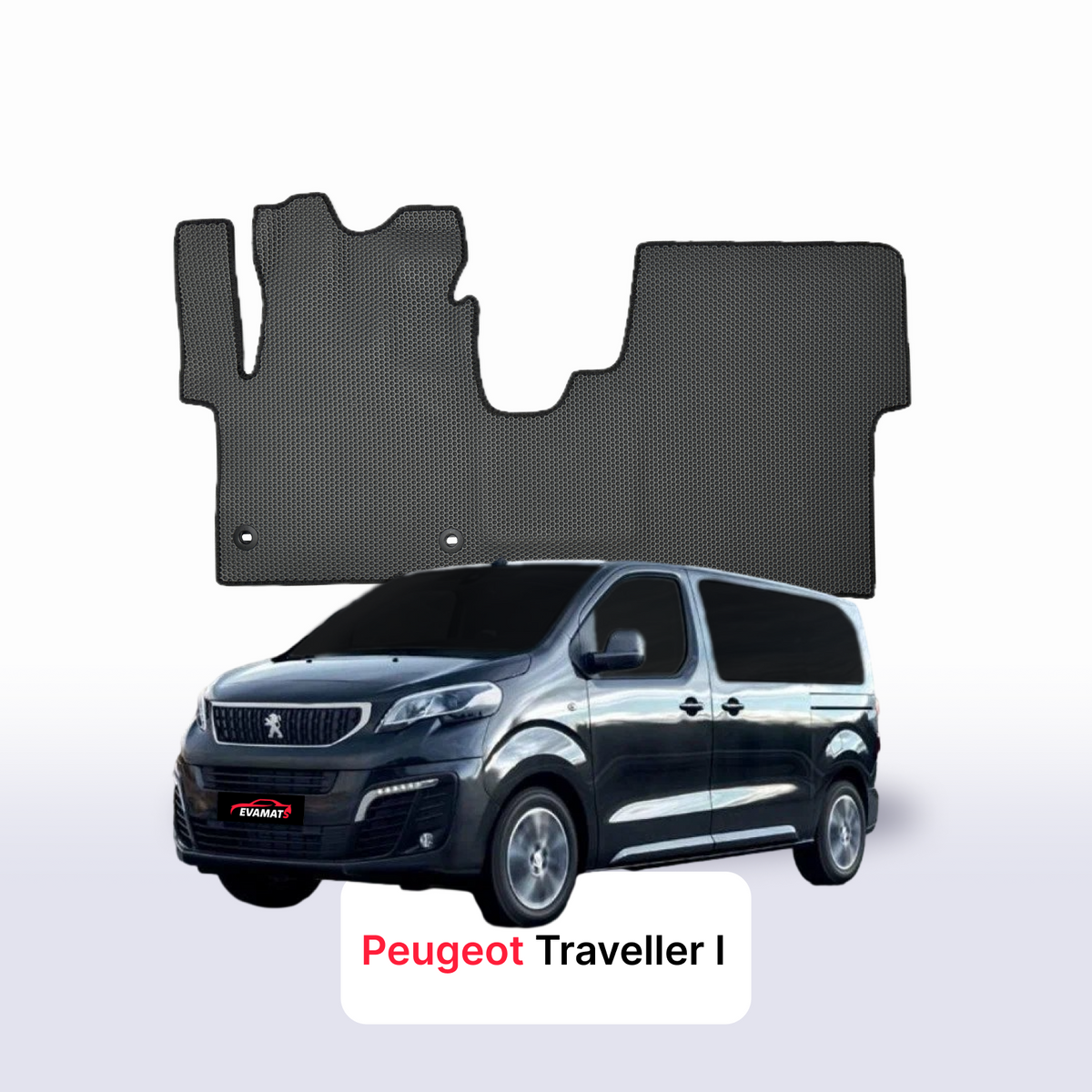 Tapis 3D EVA pour Peugeot Traveller 1 gén 2016-2028 MONOSPACE LONG