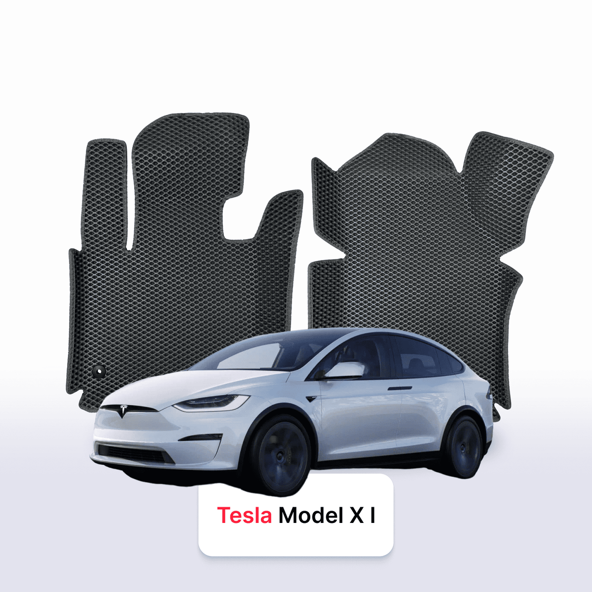 Tapis 3D EVA pour Tesla Model X 1 gén 2015-2026 SUV ÉLECTRIQUE 7 PLACES