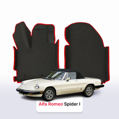 Tapis 3D EVA pour Alfa Romeo Spider 1 gén 1966-1994 CABRIOLET