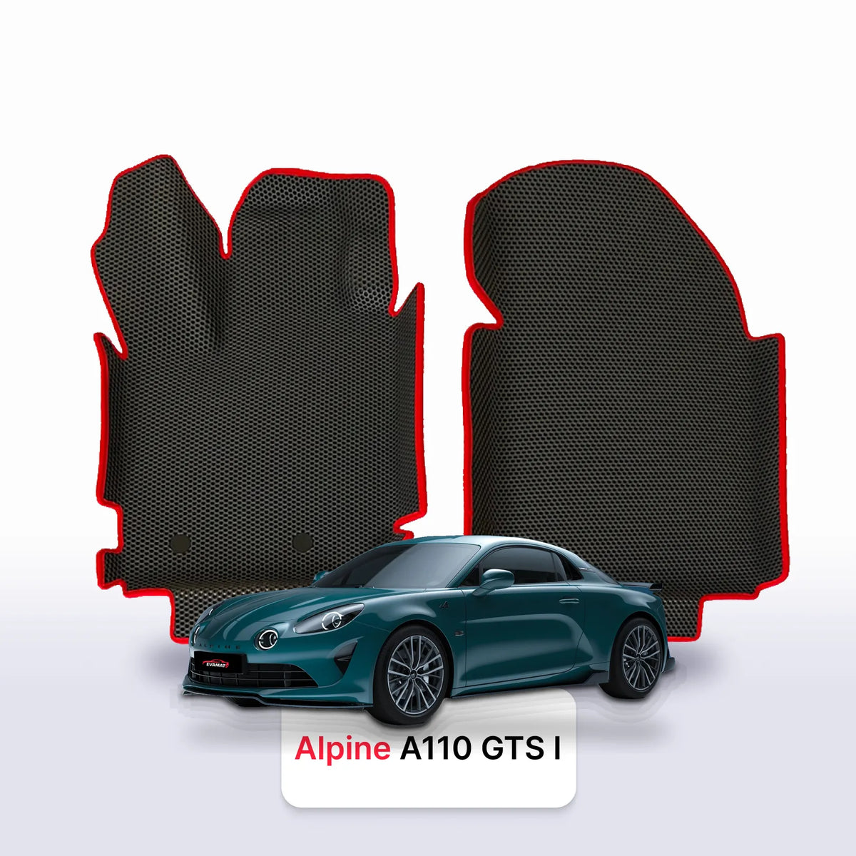 Tapis 3D EVA pour Alpine A110 GTS 1 gén 2017-2026 COUPÉ