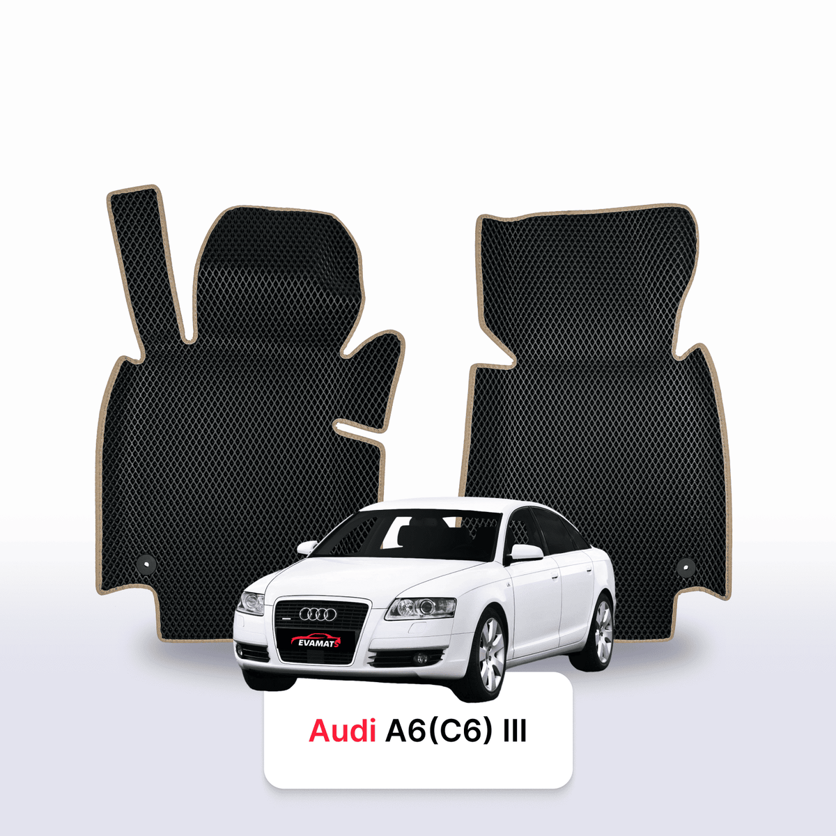 Tapis 3D EVA pour Audi A6(C6) 3 gén 2004-2011 BERLINE