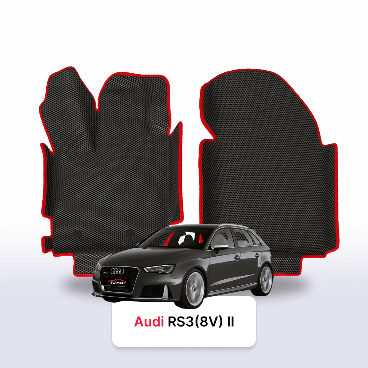 Tapis 3D EVA pour Audi RS3 (8V) 2 gén 2015-2021