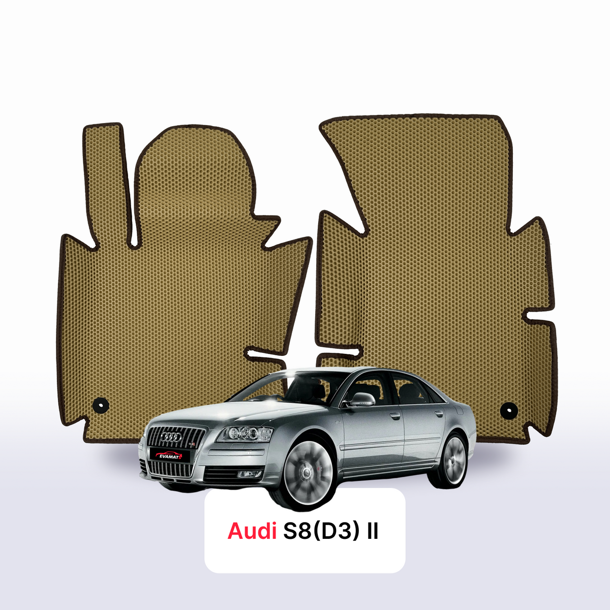 Tapis 3D EVA pour Audi S8(D3) 2 gén 2005-2011 BERLINE