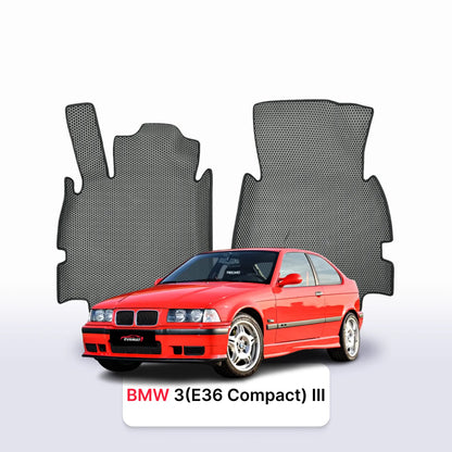 Tapis 3D EVA pour BMW 3(E36 Compact) 3 gén 1993-2000 BERLINE À HAYON 3 PORTES