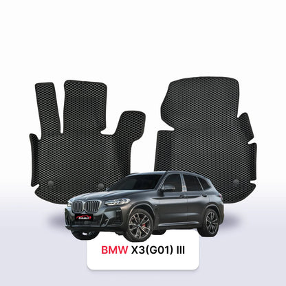 Tapis 3D EVA pour BMW X3 (G01) 3 gén 2017-2024 SUV