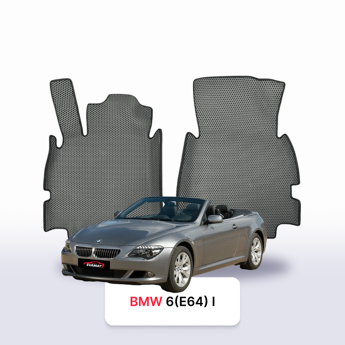 Tapis 3D EVA pour BMW 6 (E64) 2 gén 2003-2010 CABRIOLET