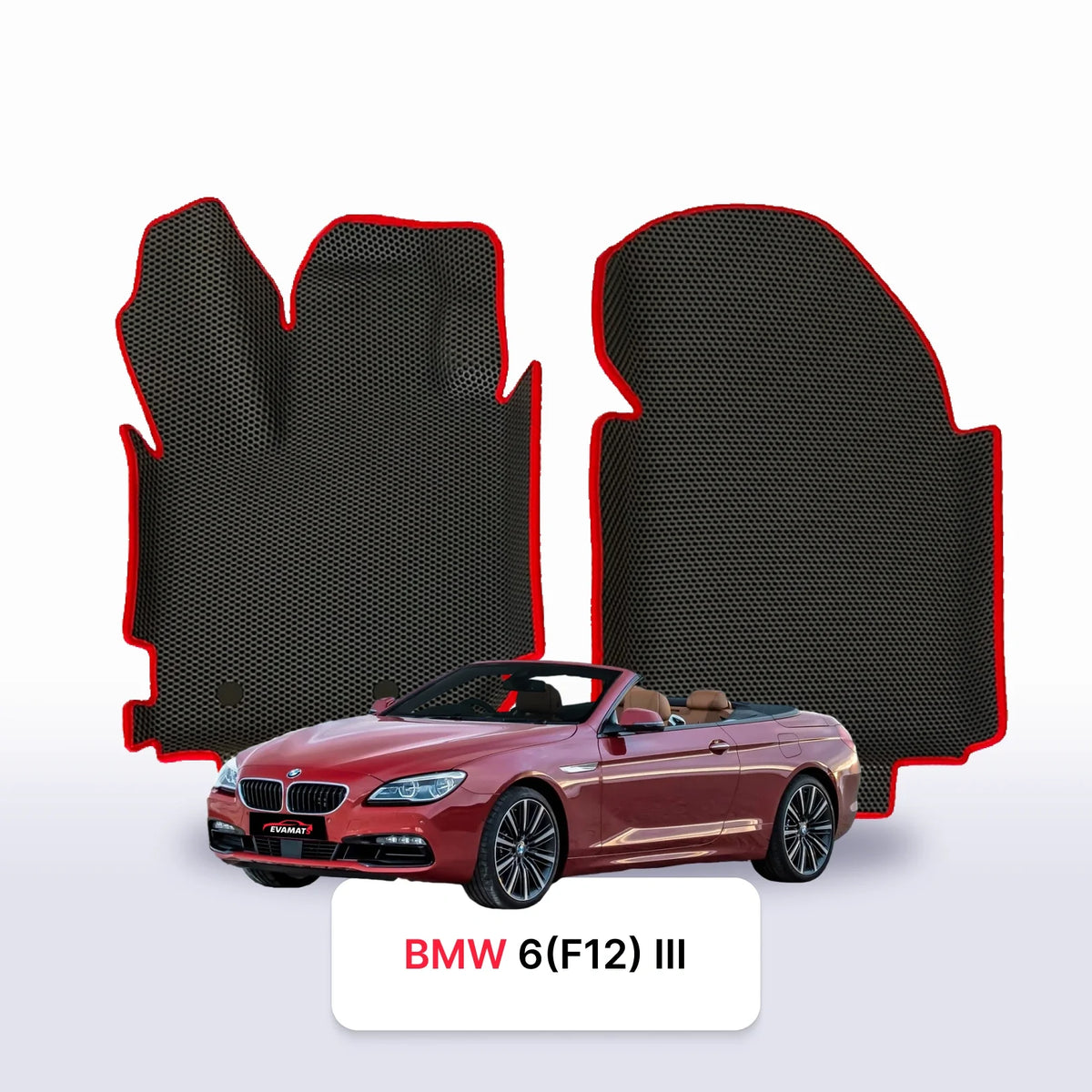 Tapis 3D EVA pour BMW 6 (F12) 3 gén 2011-2019 CABRIOLET