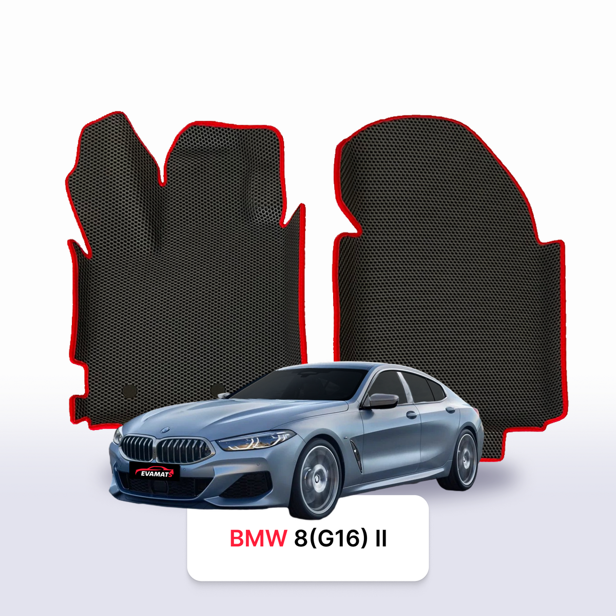 Tapis 3D EVA pour BMW 8 (G16) 2 gén 2018-2026 GRAN COUPÉ BERLINE