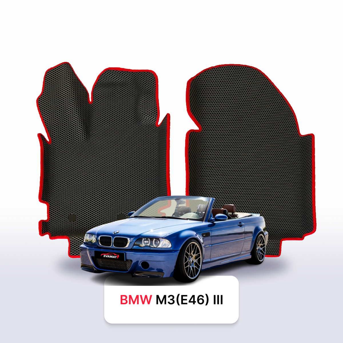 Tapis 3D EVA pour BMW M3(E46) 3 gén 1999-2007 CABRIOLET