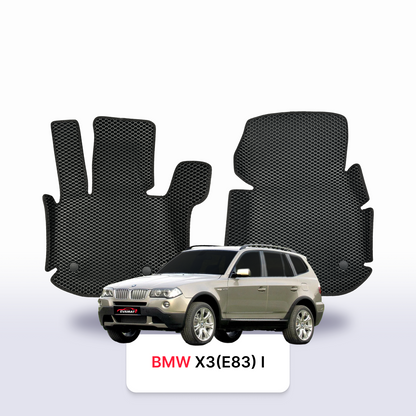 Tapis 3D EVA pour BMW X3 (E83) 1 gén 2003-2010 SUV