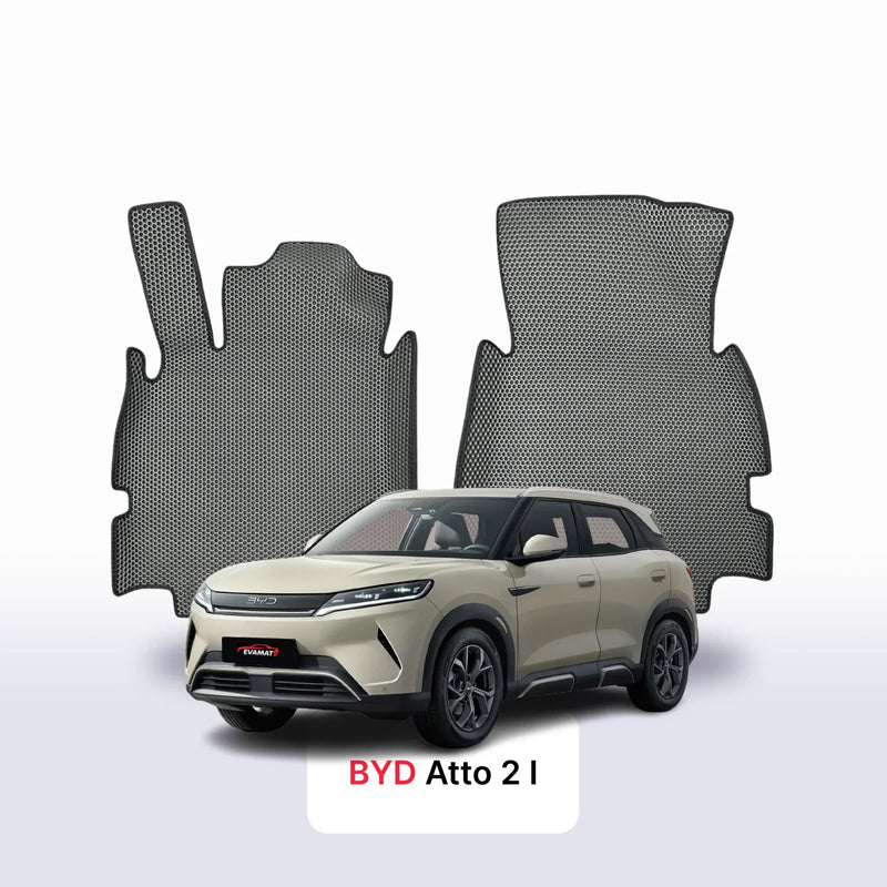 Tapis 3D EVA pour BYD Atto 2 1 gén 2024-2028 SUV + Renfort de talon EVA