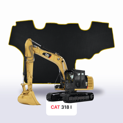 Tapis 3D EVA pour CAT 318 1 gén 2007-2025 PELLETEUSE