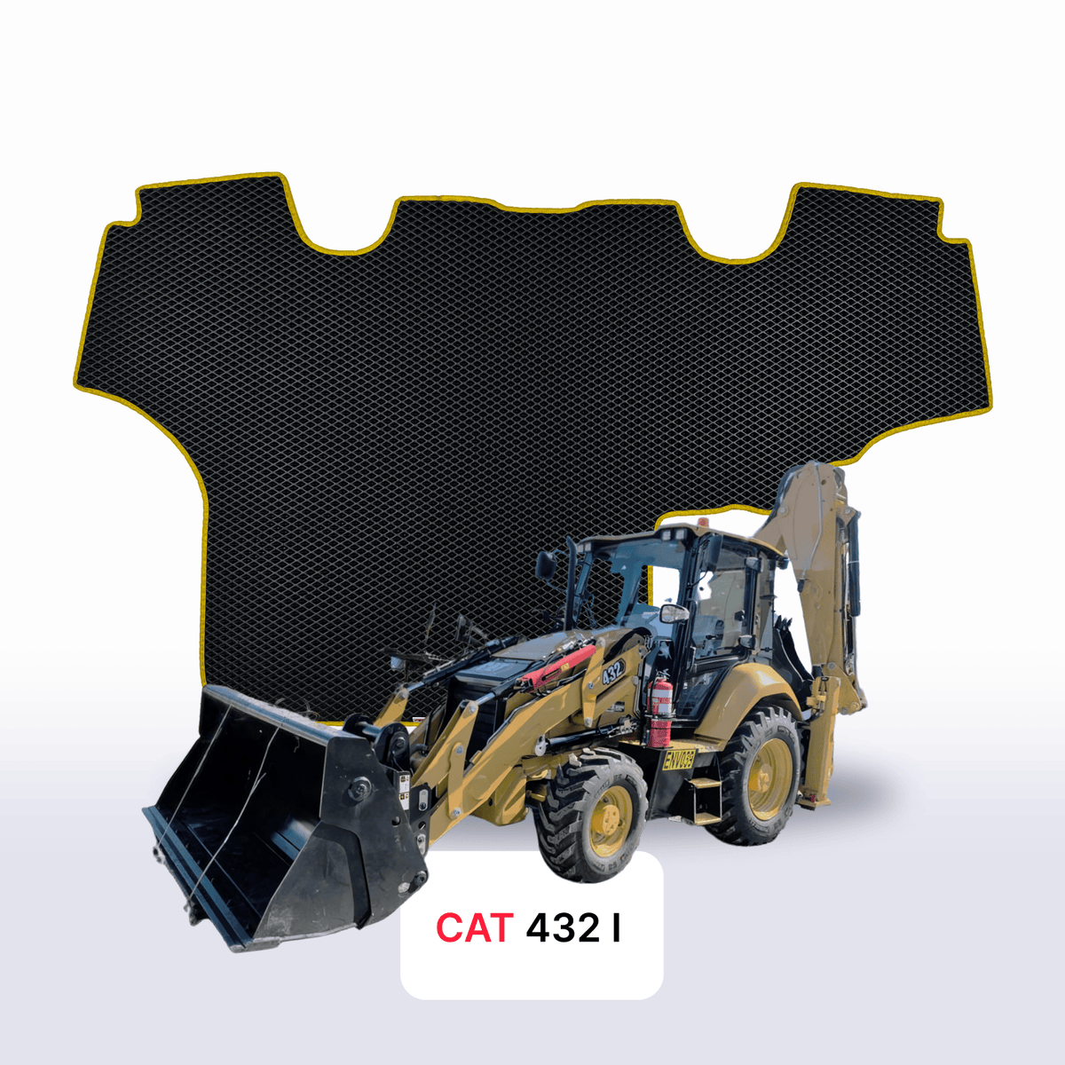 Tapis 3D EVA pour CAT 432 1 gén 2006-2028 PELLETEUSE