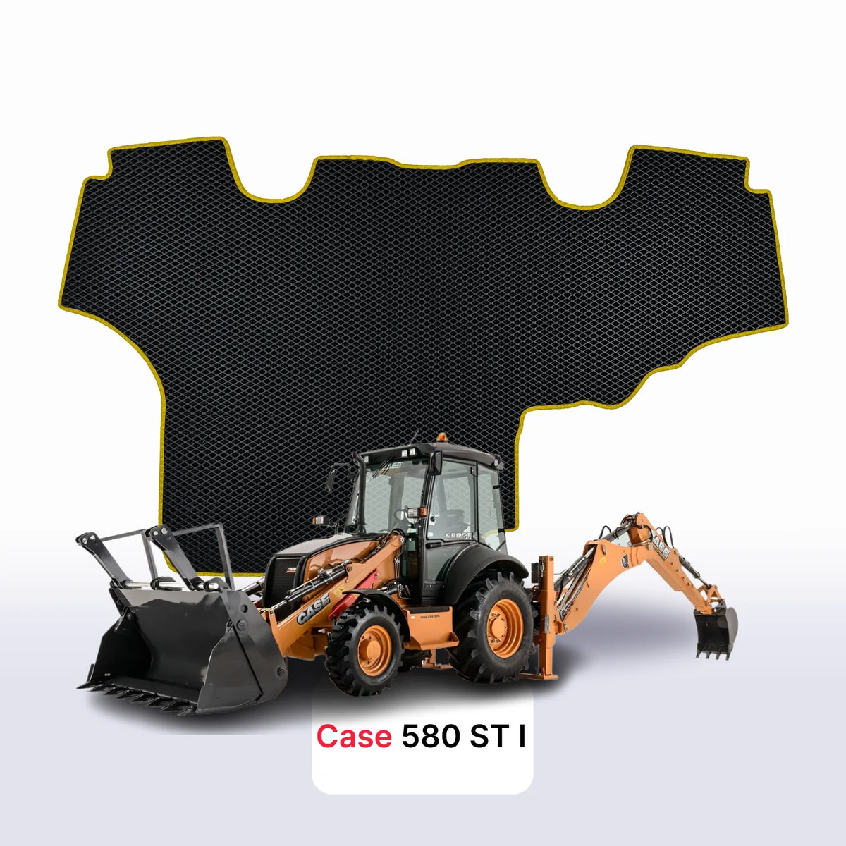 Tapis 3D EVA pour Case 580 st 1 gén 2012-2028 PELLETEUSE