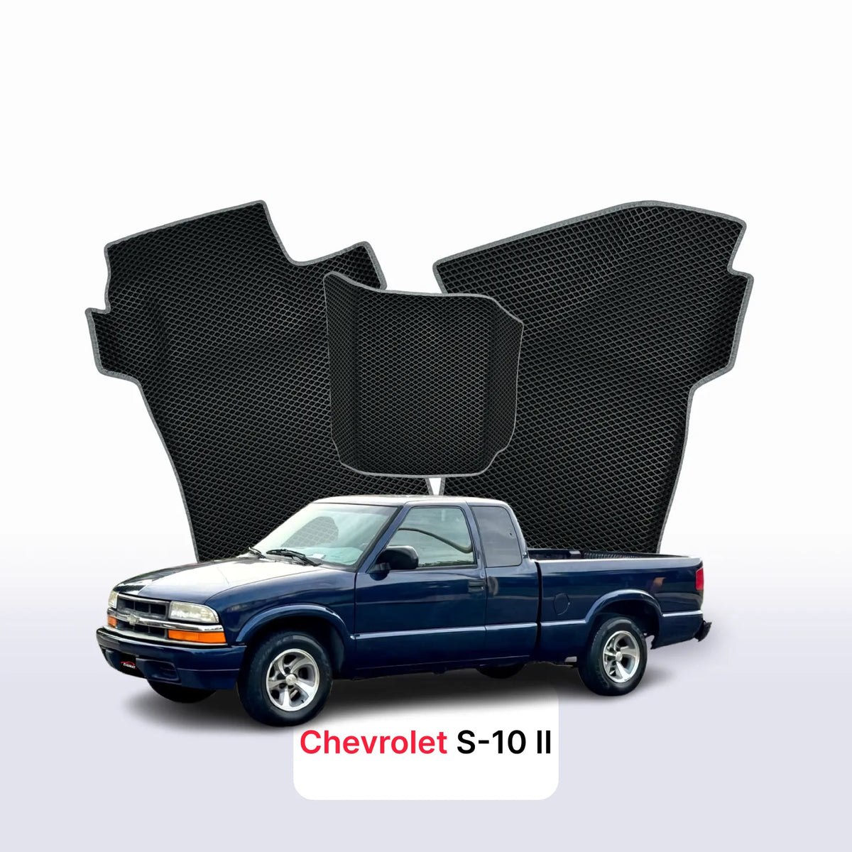 Tapis 3D EVA pour Chevrolet S-10 2 gén 1993-2004 PICK-UP CABINE APPROFONDIE