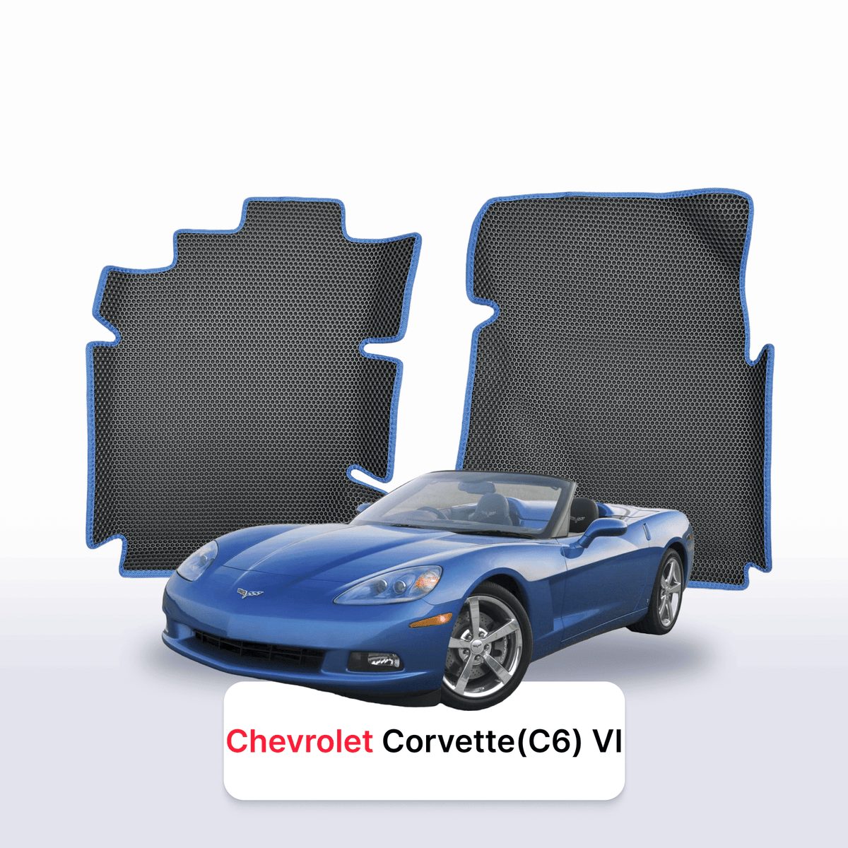 Tapis 3D EVA pour Chevrolet Corvette(C6) 6 gén 2004-2014 CABRIOLET