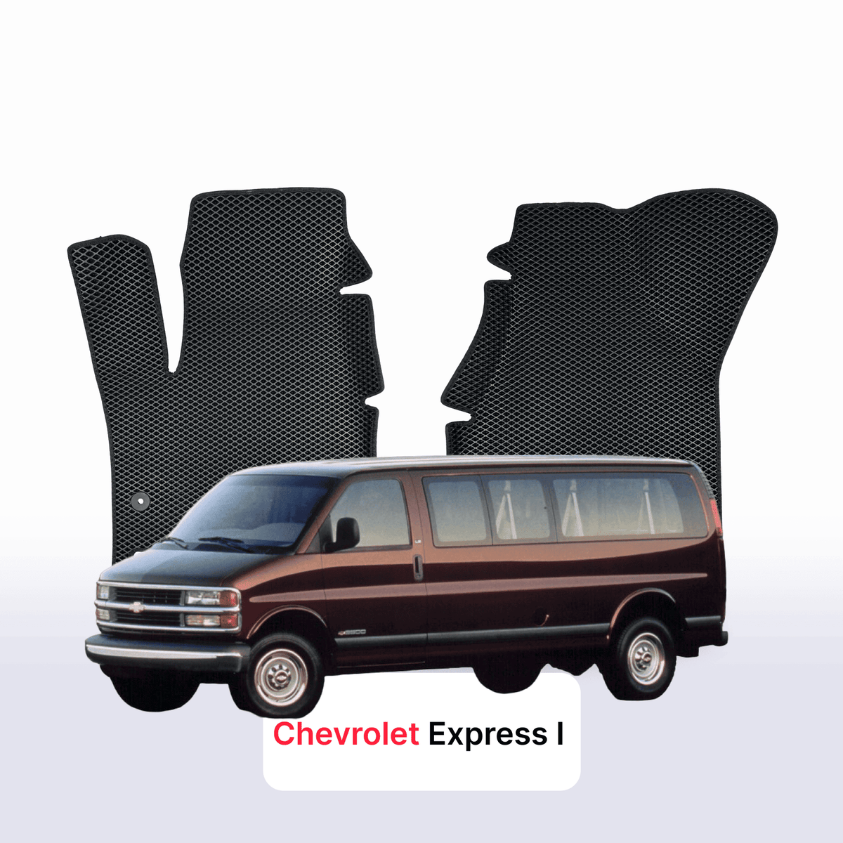 Tapis 3D EVA pour Chevrolet Express 1 gén 1995-2002 MONOSPACE