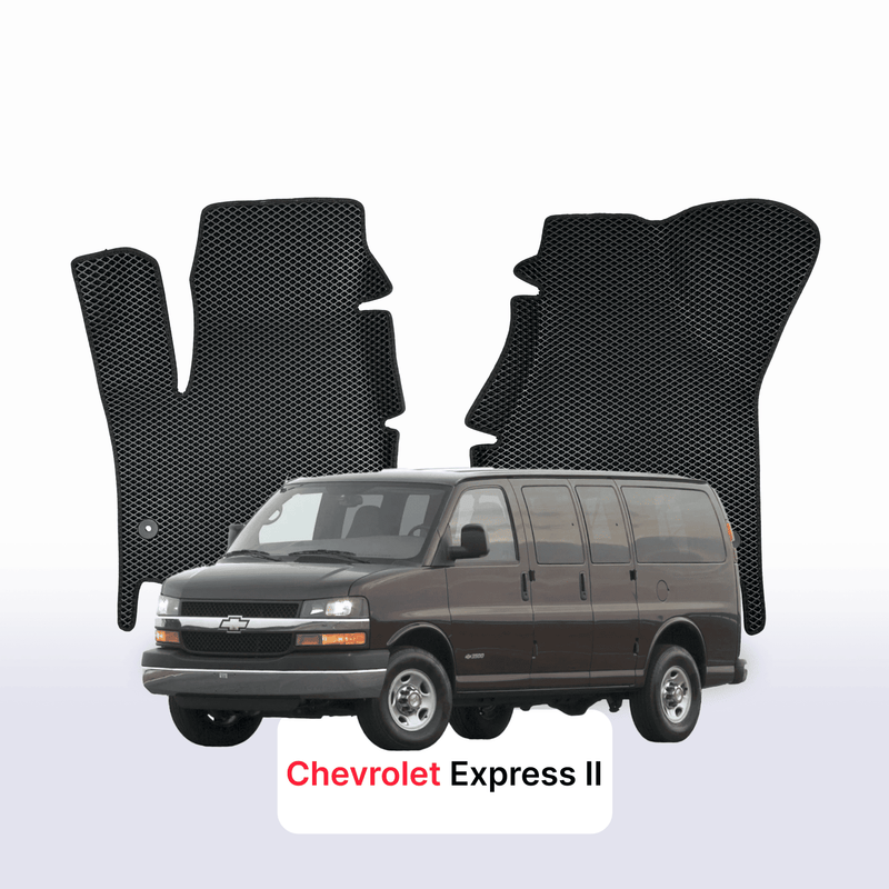 Tapis 3D EVA pour Chevrolet Express 2 gén 2002-2025 MONOSPACE