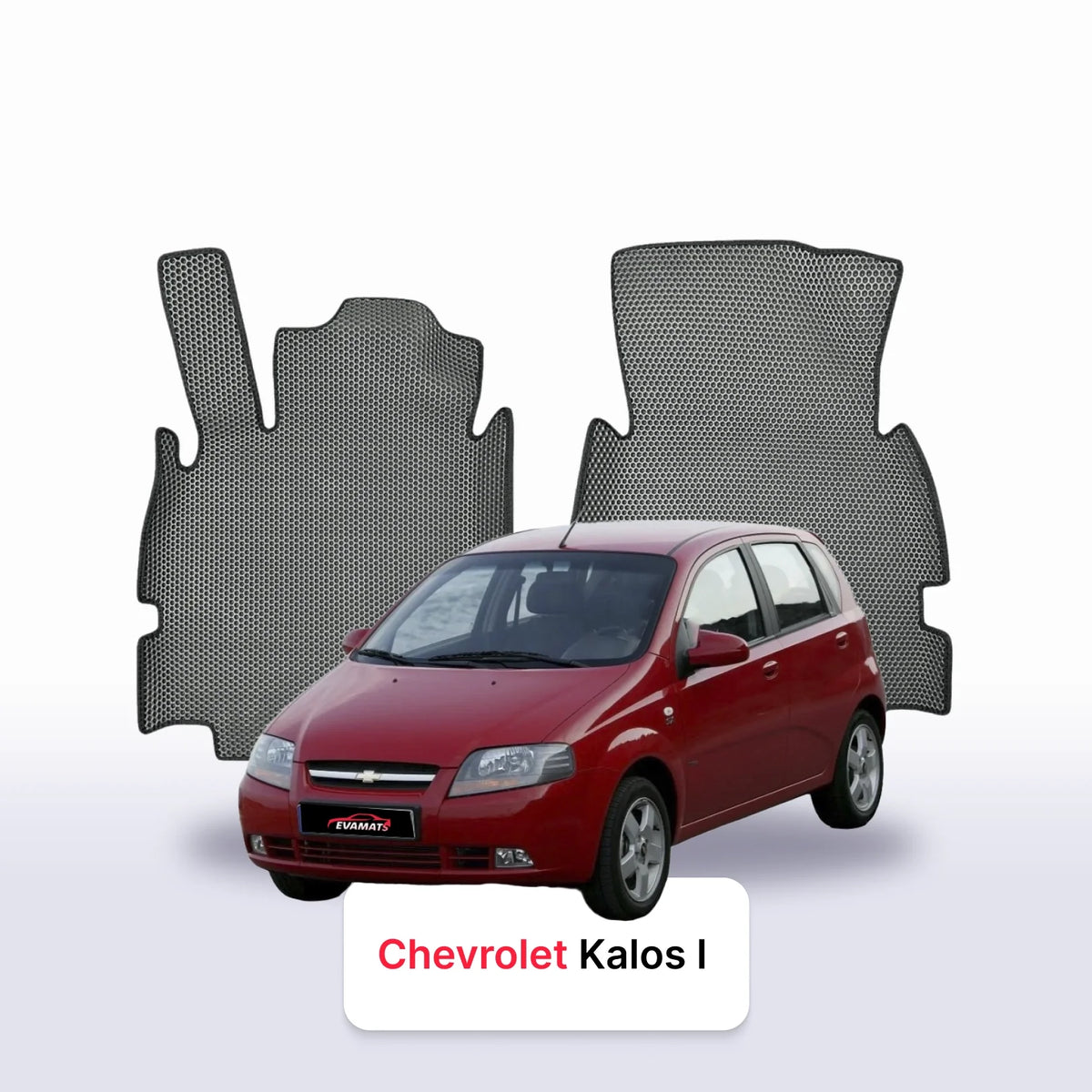 Tapis 3D EVA pour Chevrolet Kalos 1 gén 2003-2008 BERLINE À HAYON 5 PORTES