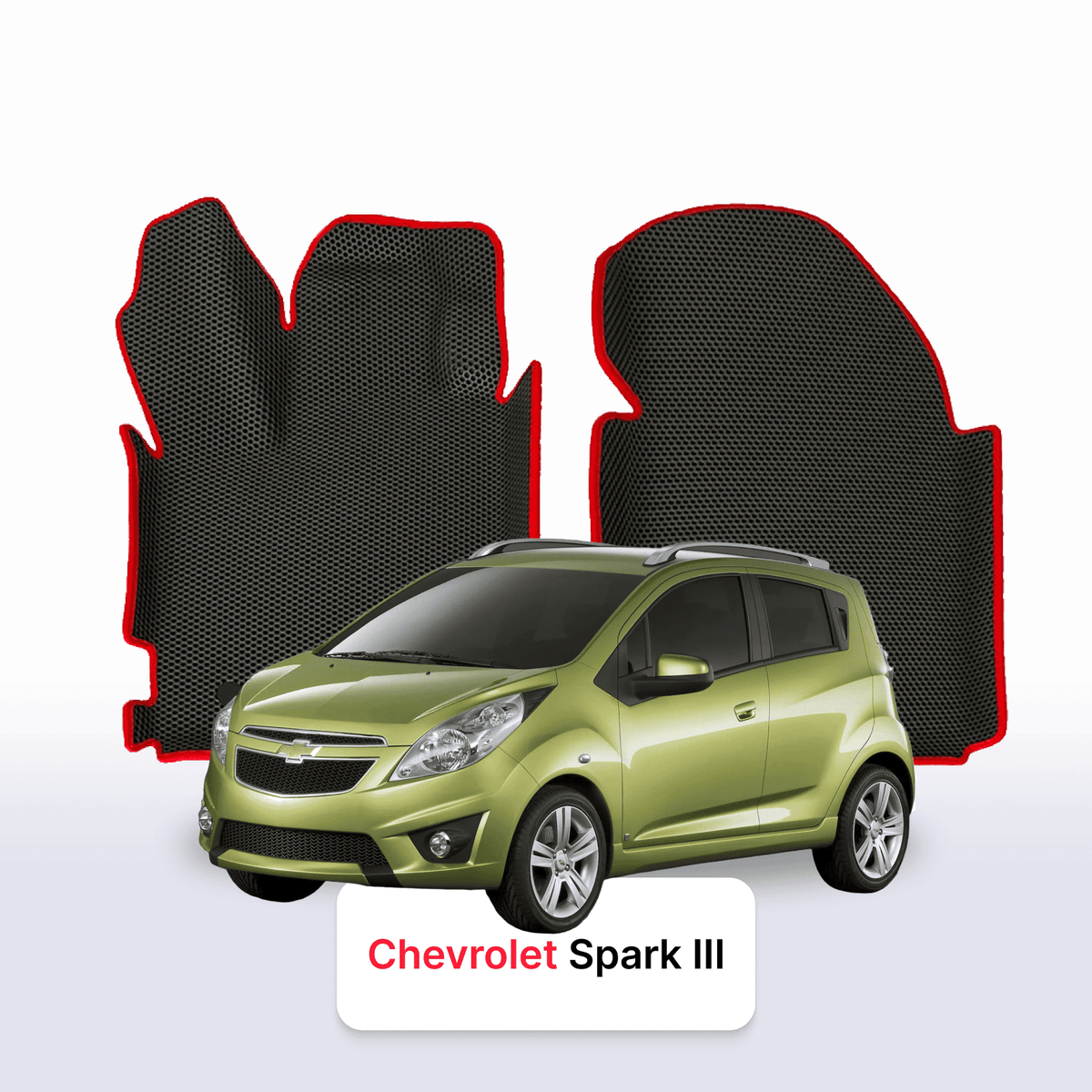 Tapis 3D EVA pour Chevrolet Spark 3 gén 2009-2016 BERLINE À HAYON 5 PORTES