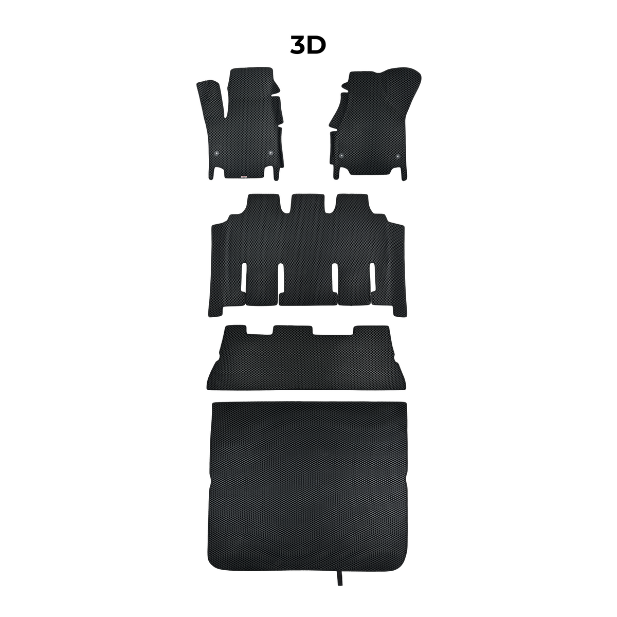 Tapis 3D EVA pour Chevrolet Express 2 gén 2002-2025 MONOSPACE