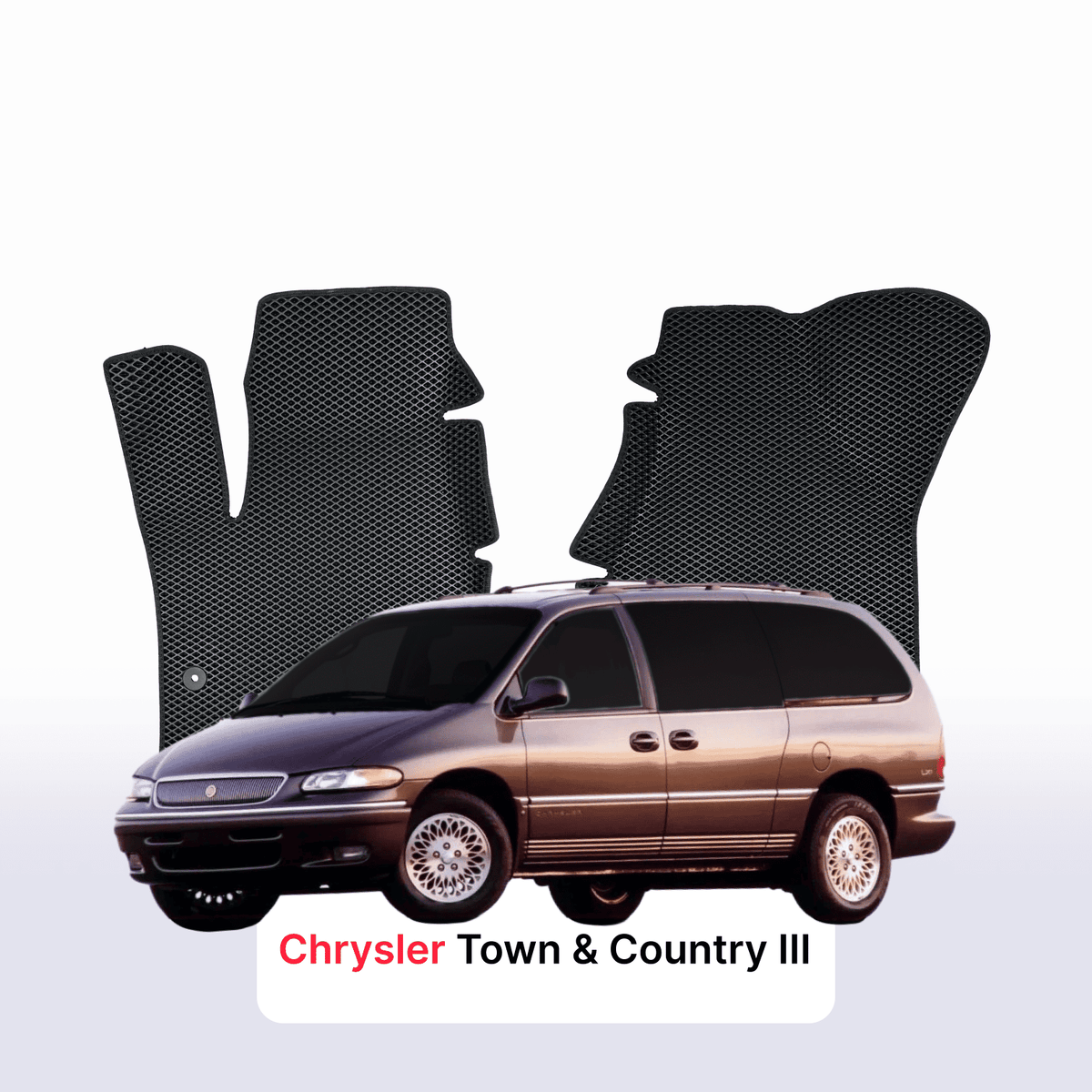 Tapis 3D EVA pour Chrysler Town & Country 3 gén 1995-2000 MONOSPACE