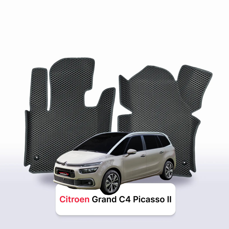 Tapis 3D EVA pour Citroen Grand C4 Picasso 2 gén 2013-2018 MONOSPACE