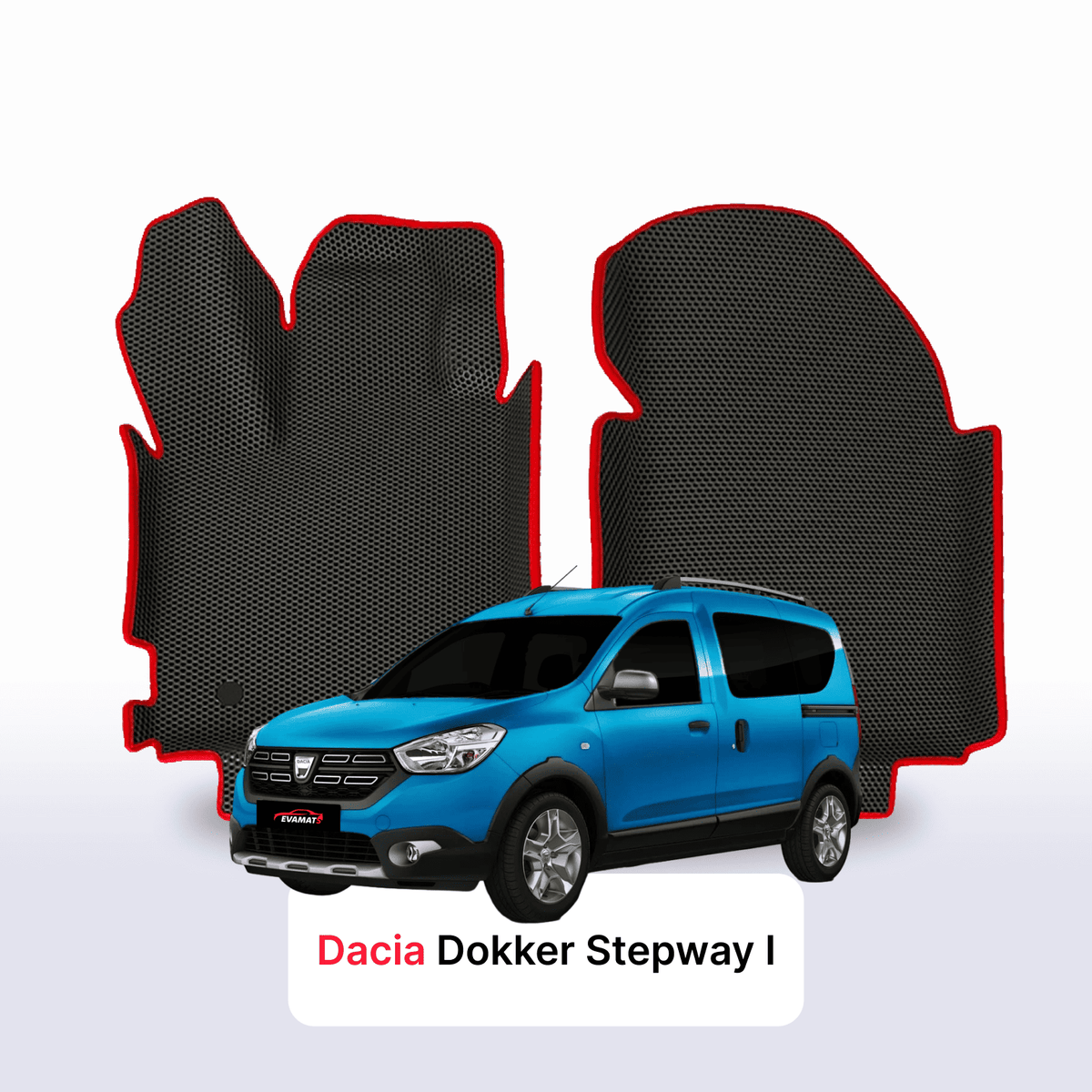 Tapis 3D EVA pour Dacia Dokker Stepway 1 gén 2012-2023 MONOSPACE