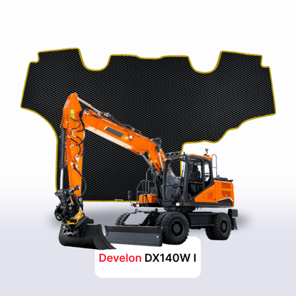 Tapis 3D EVA pour Develon DX140W 1 gén 2014-2025 PELLETEUSE