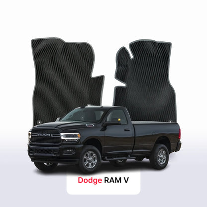 Tapis 3D EVA pour Dodge RAM 5 gén 2019-2026 PICK-UP CABINE SIMPLE