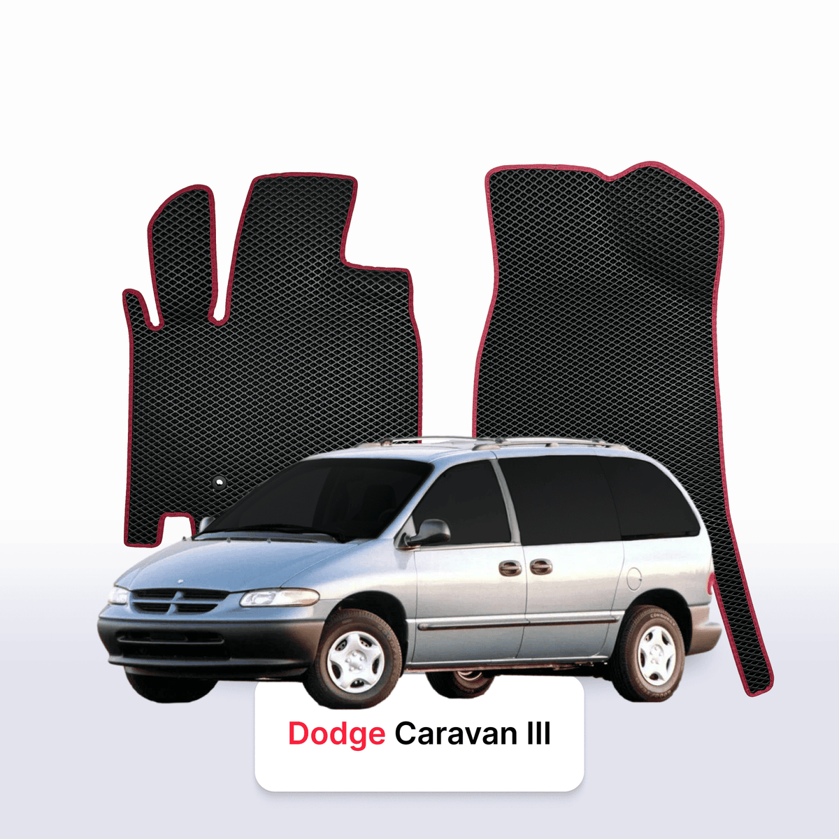 Tapis 3D EVA pour Dodge Caravan 3 gén 1995-2000 MONOSPACE