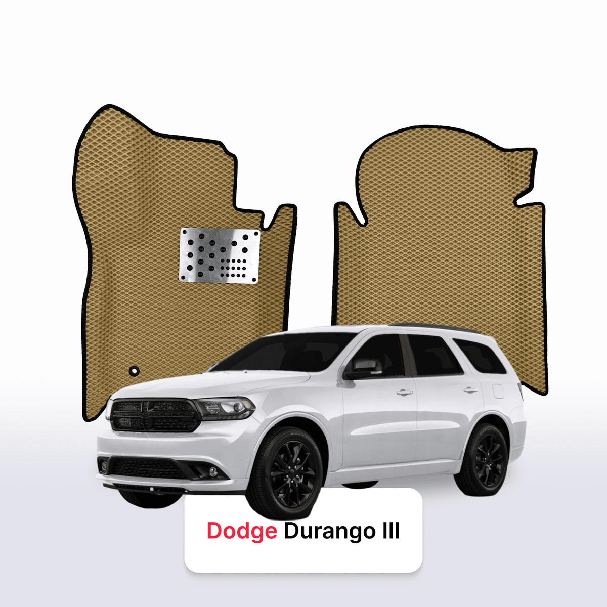 Tapis 3D EVA pour Dodge Durango 3 gén 2010-2028 SUV