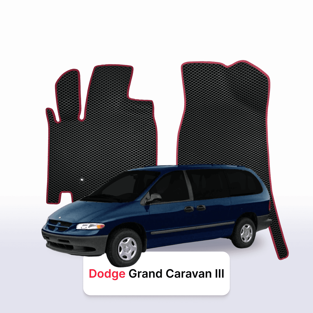 Tapis 3D EVA pour Dodge Grand Caravan 3 gén 1995-2000 MONOSPACE