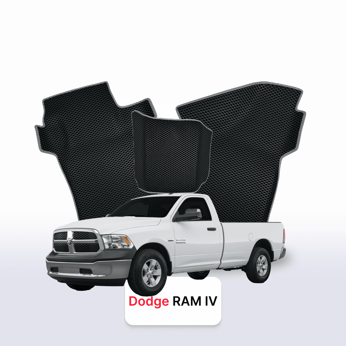 Tapis 3D EVA pour Dodge RAM(DSDJ) 4 gén 2008-2019 PICK-UP CABINE SIMPLE