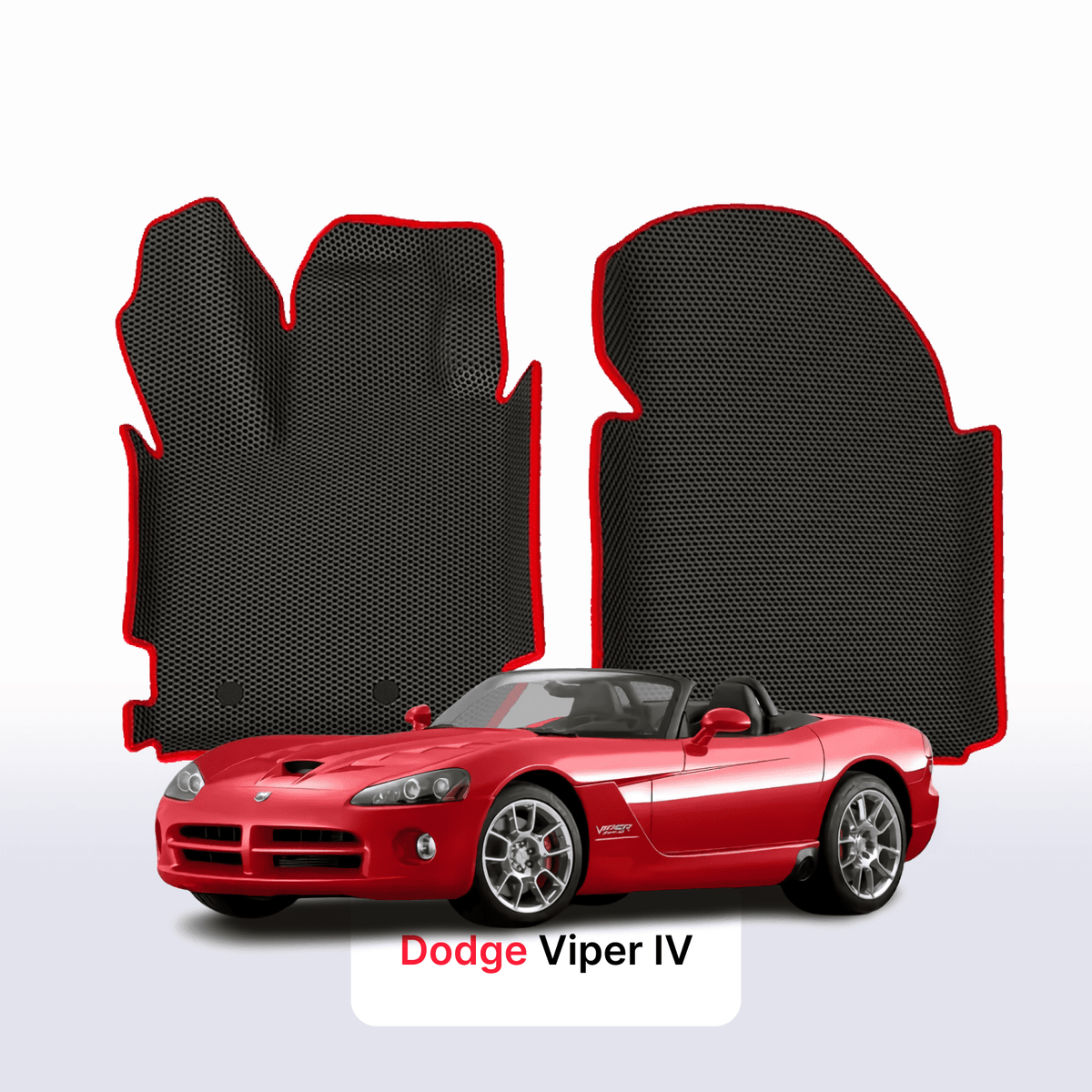 Tapis 3D EVA pour Dodge Viper 4 gén 2007-2010 ROADSTER