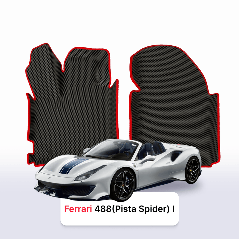 Tapis 3D EVA pour Ferrari 488 (Pista spider) 1 gén 2015-2019 ROADSTER