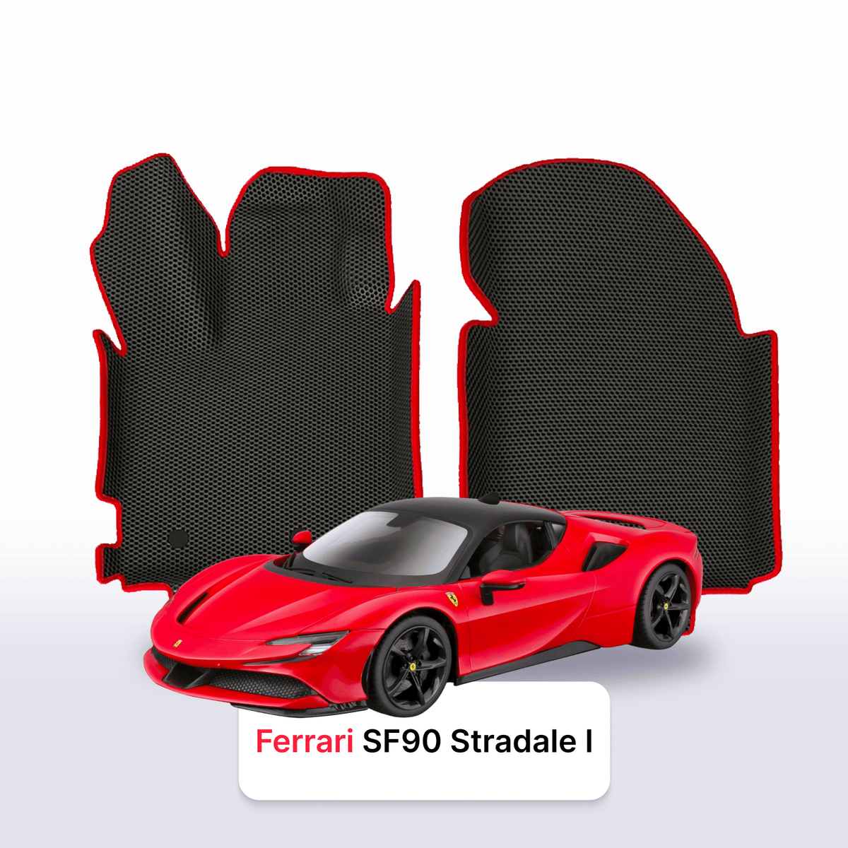 Tapis 3D EVA pour Ferrari SF90 Stradale 1 gén 2019-2028 COUPÉ HYBRIDE