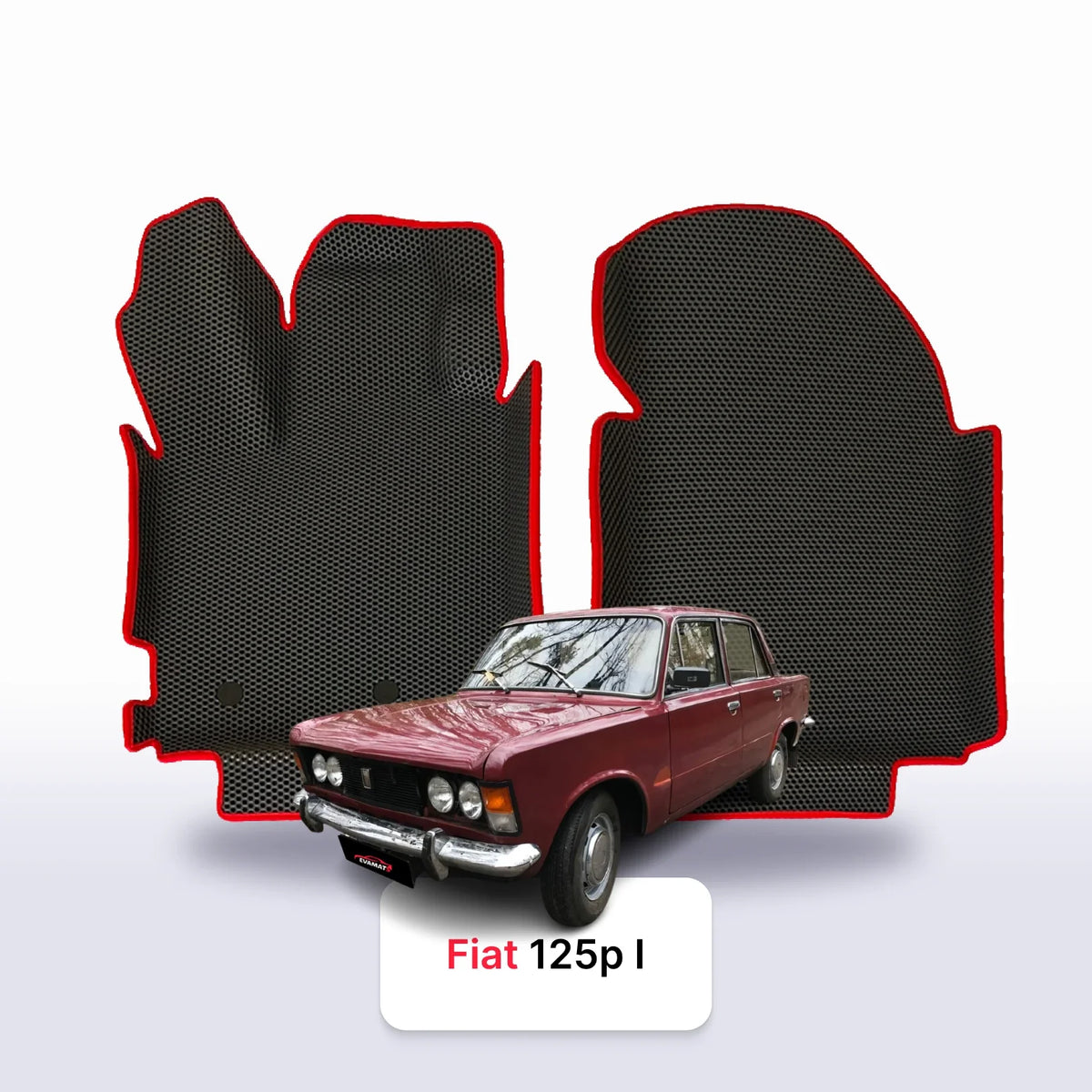 Tapis 3D EVA pour Fiat 125p 1 gén 1967-1991 BERLINE