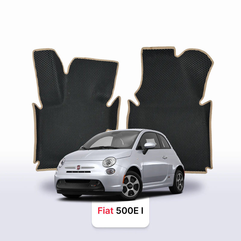 Tapis 3D EVA pour Fiat 500e 1 gén 2013-2019 BERLINE À HAYON ÉLECTRIQUE 3 PORTES