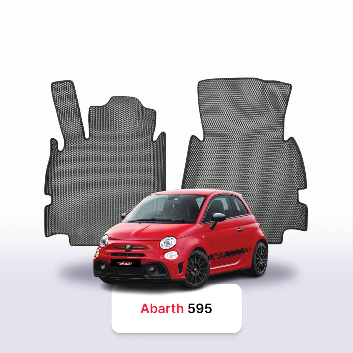 Tapis 3D EVA pour Fiat 595(Abarth) 2 gén 2007-2024 BERLINE À HAYON 3 PORTES