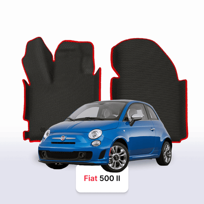 Tapis 3D EVA pour Fiat 500 2 gén 2007-2024 BERLINE À HAYON 3 PORTES