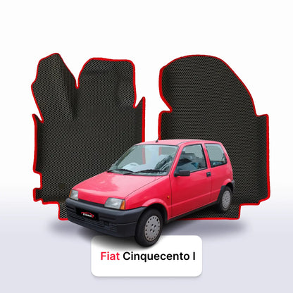 Tapis 3D EVA pour Fiat Cinquecento 1 gén 1981-1998 BERLINE À HAYON 3 PORTES