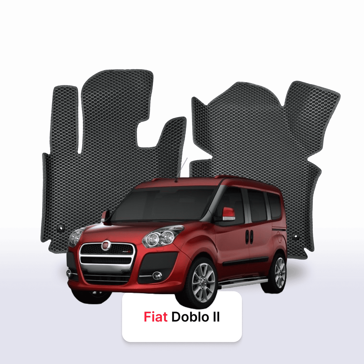 Tapis 3D EVA pour Fiat Doblo 2 gén 2010-2022 MAXI MONOSPACE