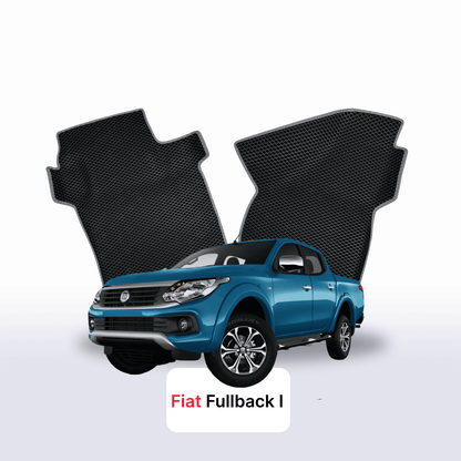 Tapis 3D EVA pour Fiat Fullback 1 gén 2016-2020 PICK-UP DOUBLE CABINE